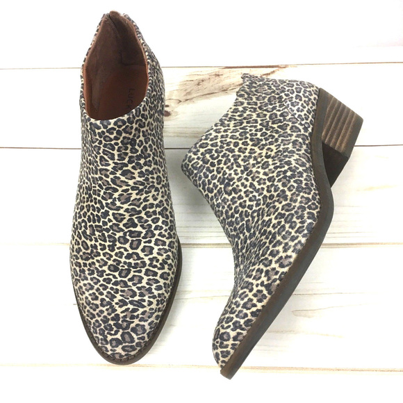 Lucky Brand Animal Print Booties Online 